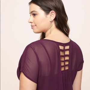 Lattice back top
